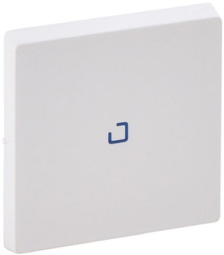 Лицевая панель Legrand Valena Life для 1-кл. выключателя с подсветкой белый картинка